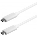 SINOX SOE3301 LEVEL 1 USB C- USB C WHITE 1.0m POLYBAG